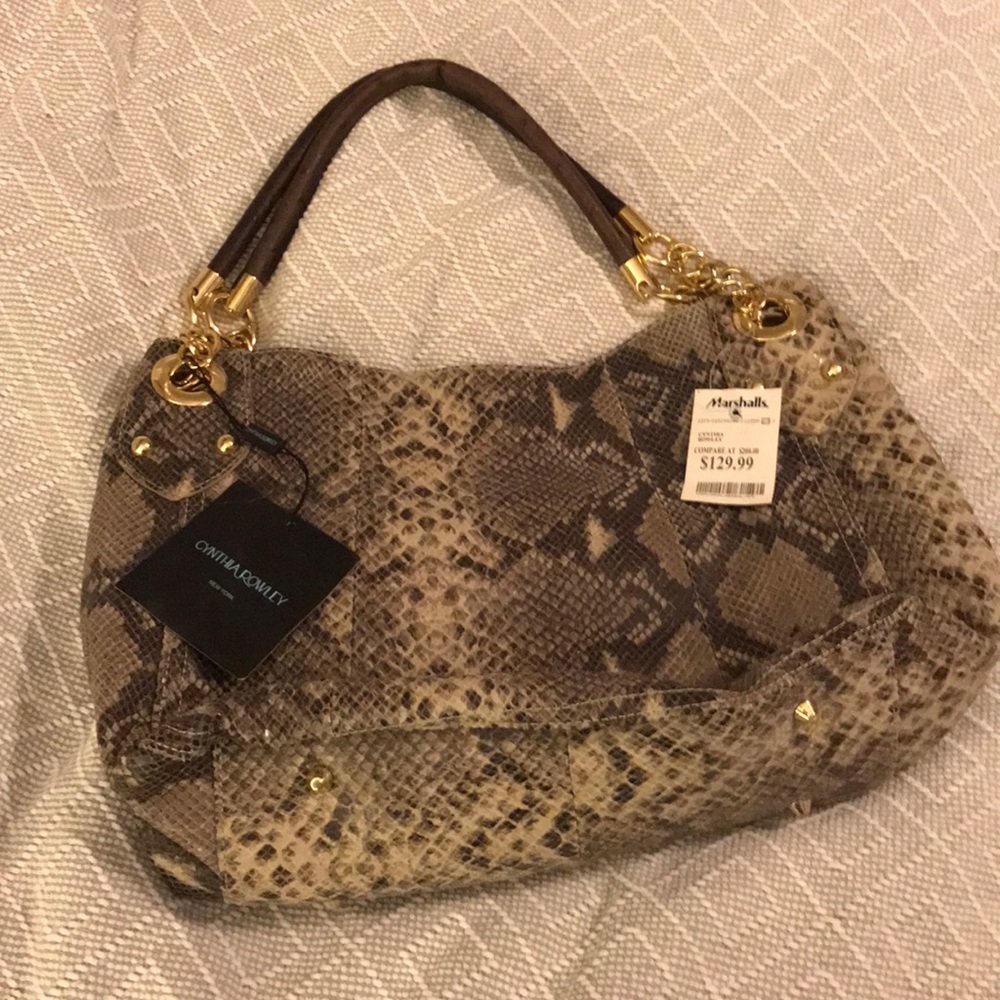 Cynthia Rowley Snake Skin Purse
